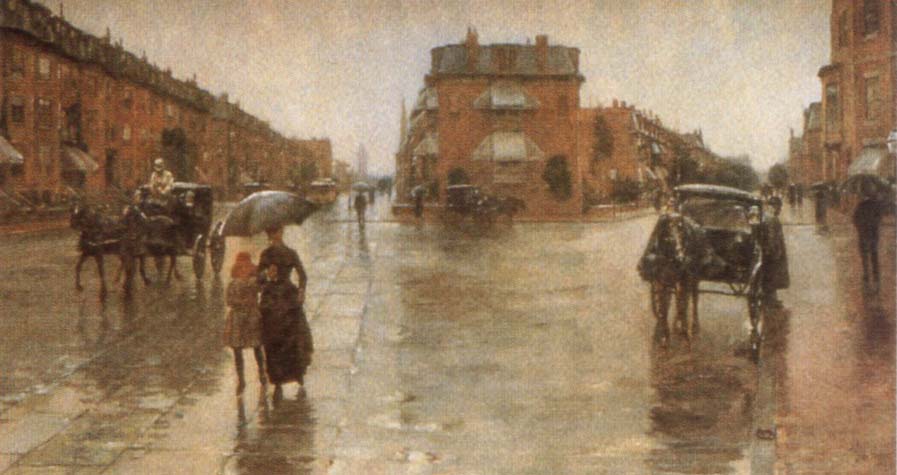 Childe Hassam Rainy Day